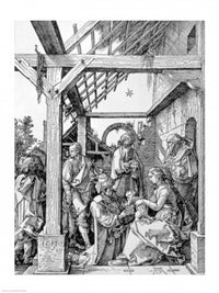 The Adoration of the Magi Fine Art Poster Print by Albrecht Durer