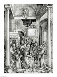 The Virgin and Child with Saints Poster Print by Albrecht Durer