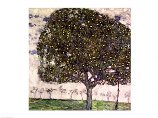 The Apple Tree II Art Print by Gustav Klimt, showcasing vibrant colors and intricate details.