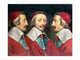 Triple Portrait of the Head of Richelieu Fine Art Print by Philippe De Champaigne