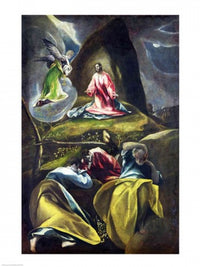 Christ in the Garden of Olives Poster Print by El Greco, art print