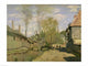Art print of Claude Monet's The Stream of Robec at Rouen, capturing serene reflections on water.