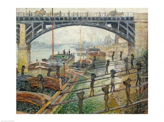Art print of The Stream of Robec at Rouen by Claude Monet