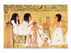 The Dead, Their Family and Their Servants Poster Print from the Tomb of Ankerkhe, ancient Egyptian art.