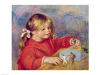 Claude Renoir at Play art print by Pierre-Auguste Renoir, c. 1905.
