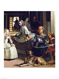 Las Meninas detail poster print by Diego Velazquez, available in multiple sizes.