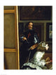 Detail poster print of Las Meninas by Diego Velazquez, showcasing intricate artistry.