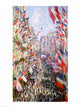 The Rue Montorgueil, Paris Impressionist Poster Print by Claude Monet.