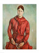 Portrait of Madame Cézanne in a Red Dress by Paul Cézanne - Poster Print