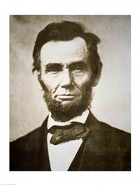 Abraham Lincoln Poster Print showcasing the iconic historical figure.