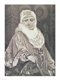 'La Favorita' Woman with a Veil Poster Print by Jean-Léon Gérôme