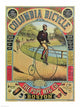 Columbia Bicycle Poster Print showcasing vintage cycling art