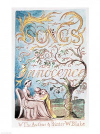 Songs of Innocence Title Page 1789 Poster Print by William Blake