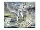 Satan Smite Job with Sore Boils illustration by William Blake, 1825 poster print.