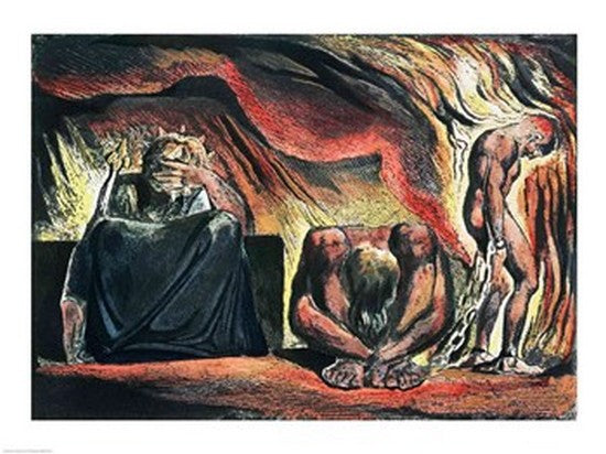 Jerusalem The Emanation of the Giant Albion Vala Poster Print by William Blake