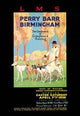Easter Sunday Greyhound Racing Poster from 1928 promoting LMS railway transportation.