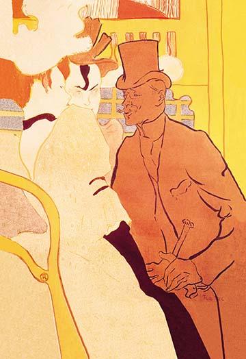 Poster print of Henri de Toulouse-Lautrec's Belle Époque artwork