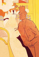 Poster print of Henri de Toulouse-Lautrec's Belle Époque artwork