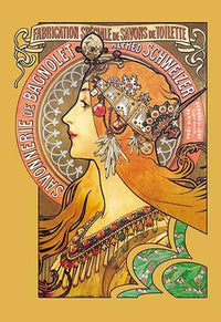 Alphonse Mucha Belle Époque Soap Advertisement Poster Print