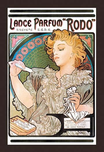 Alphonse Mucha Belle Epoque perfume poster print