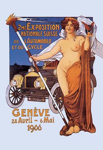 Voluptuous Nude Poster Print by Paul Kravuschke (1906)