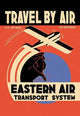 Eastern Air Lines Kingsbird and Curtiss Condor Vintage Travel Poster Print