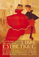 La Libre Esthétique Exhibition Poster designed by Théo van Rysselberghe, showcasing Art Nouveau artwork.