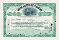 Historical Stock Certificate Poster Print showcasing vintage finance art.