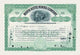 Historical Stock Certificate Poster Print showcasing vintage finance art.