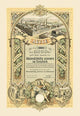 Cancelled Stock Certificate Poster Print showcasing historical financial artwork