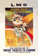 Vintage Bertram Mills Circus Show Poster Print