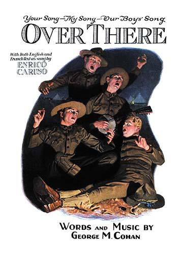World War One Song Poster Print Illustrated by Norman Rockwell