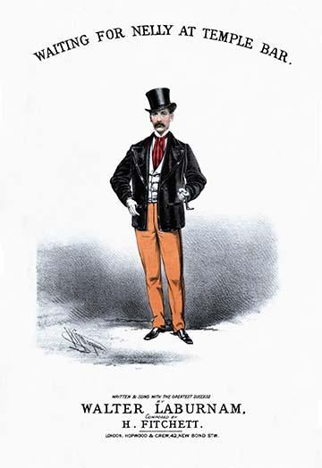 Irish man waiting at the bar poster print by H. Maquesse