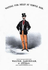 Irish man waiting at the bar poster print by H. Maquesse