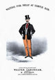 Irish man waiting at the bar poster print by H. Maquesse