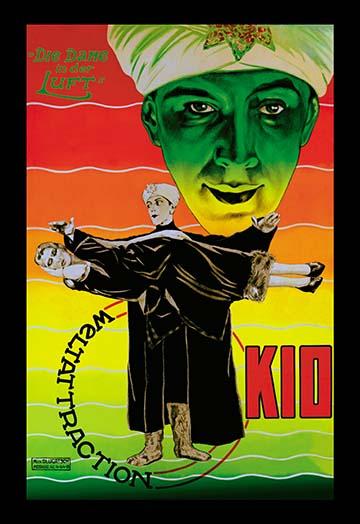 Emil Teodorovich Kio early performance poster print showcasing Soviet illusionist.