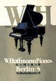 W.Hoffmann Piano Vintage Advertising Poster Print by Karl Schulpig