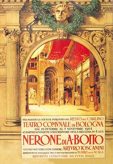 Nerone Opera Poster Print by Roberto Franzoni, showcasing Imperial Rome.