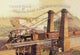 Great Central Route Train Poster Print over Suspension Bridge St. Lawrence River