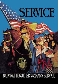 National League of Woman's Services Poster Print by Lucille Patterson
