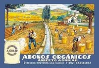 Organic Compost Advertising Poster Print for Eco-Friendly Fertilizer
