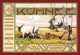 The Kuhnee Company advertisement poster print by Árpád Basch, showcasing vintage agricultural machinery art.