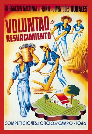 Youth Farming Competitions Poster Print showcasing young farmers in action.