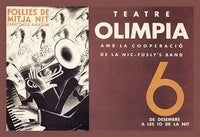 Early Amateur Musician Festival Poster at Olympia Theater by E. Mora