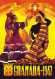 Flamenco dancers festival poster print from Grenada, 1947.