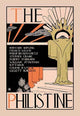 The Philistine Poster Print by Dwight Ripley Collins, vintage literary artwork.