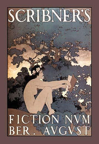 Maxfield Parrish iconic poster print featuring dreamlike landscape and figures.