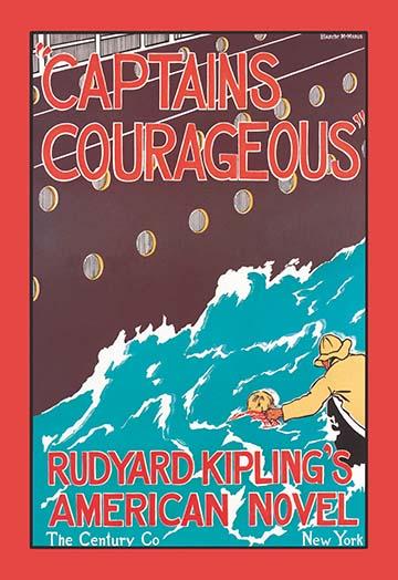 Captains Courageous Poster Print by Blanche McManus depicting the adventures of Harvey Cheyne Jr.