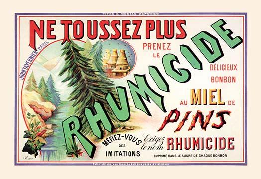 Pine Tree Honey Bonbon Poster Print artwork featuring honey in a bonbon form.
