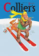 Gran'pop Chimpanzee skiing cover art print by Lawson Wood.